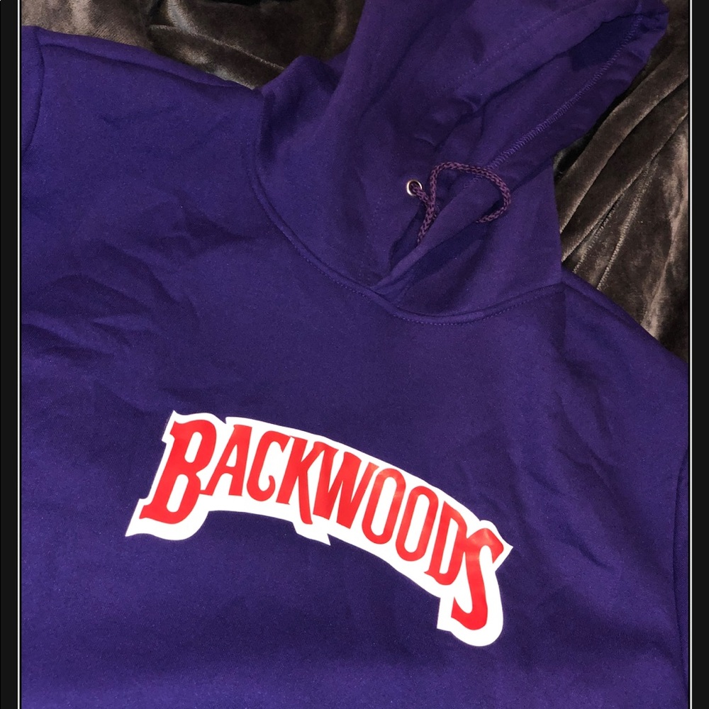 Purple backwoods hoodie
